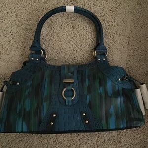 Beautiful New Sharif Snakeskin Handbag